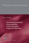 Buchcover Generationenwechsel: Intermedialität in der deutschen Gegenwartsliteratur