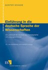 Buchcover Einführung in die deutsche Sprache der Wissenschaften
