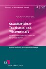 Buchcover Standortfaktor Tourismus und Wissenschaft