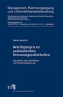 Buchcover Beteiligungen an ausländischen Personengesellschaften