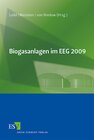 Buchcover Biogasanlagen im EEG 2009