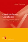 Buchcover Geschäftsführer-Compliance