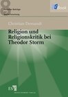 Buchcover Religion und Religionskritik bei Theodor Storm