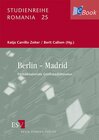 Buchcover Berlin – Madrid. Postdiktatoriale Großstadtliteratur