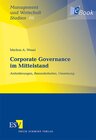 Buchcover Corporate Governance im Mittelstand