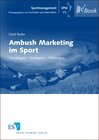 Buchcover Ambush Marketing im Sport