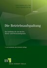 Buchcover Die Betriebsaufspaltung