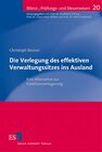 Buchcover Die Verlegung des effektiven Verwaltungssitzes ins Ausland