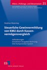 Buchcover Steuerliche Gewinnermittlung von KMU durch Kassenvermögensvergleich