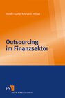Buchcover Outsourcing im Finanzsektor