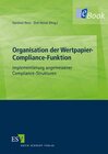 Buchcover Organisation der Wertpapier-Compliance-Funktion