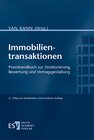 Buchcover Immobilientransaktionen