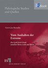 Buchcover Vom Aushalten der Extreme