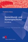 Buchcover Namenkunde und Namengeschichte