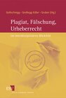 Buchcover Plagiat, Fälschung, Urheberrecht im interdisziplinären Blickfeld