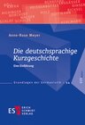 Buchcover Die deutschsprachige Kurzgeschichte