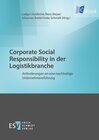 Buchcover Corporate Social Responsibility in der Logistikbranche