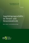 Buchcover Angehörigengeschäfte im Steuer- und Steuerstrafrecht