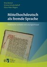 Buchcover Mittelhochdeutsch als fremde Sprache