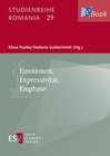 Buchcover Emotionen, Expressivität, Emphase