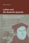 Buchcover Luther und die deutsche Sprache