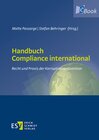 Buchcover Handbuch Compliance international