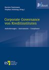 Buchcover Corporate Governance von Kreditinstituten