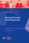 Buchcover Germanistische Soziolinguistik