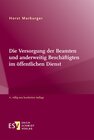 Buchcover Die Versorgung der Beamten und anderweitig Beschäftigten im öffentlichen Dienst