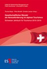 Buchcover Gesellschaftlicher Wandel als Herausforderung im alpinen Tourismus