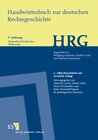 Buchcover Handwörterbuch zur deutschen Rechtsgeschichte (HRG) – Lieferungsbezug – Lieferung 5: Deutsches Privatrecht–Eichwesen