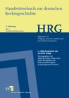 Buchcover Handwörterbuch zur deutschen Rechtsgeschichte (HRG) – Lieferungsbezug – Lieferung 6: Eid–Familienfideikommiss