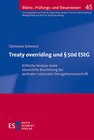 Buchcover Treaty overriding und § 50d EStG