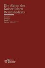 Buchcover Die Akten des Kaiserlichen Reichshofrats (RHR)