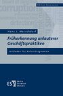 Buchcover Früherkennung unlauterer Geschäftspraktiken