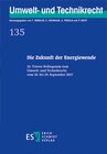 Buchcover Die Zukunft der Energiewende