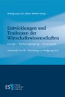 Buchcover Entwicklungen und Tendenzen der Wirtschaftswissenschaften