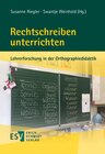 Buchcover Rechtschreiben unterrichten