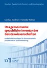 Buchcover Das gemeinsame sprachliche Inventar der Geisteswissenschaften