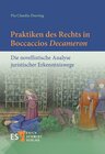 Buchcover Praktiken des Rechts in Boccaccios 'Decameron'