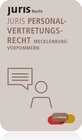 Buchcover juris Personalvertretungsrecht Mecklenburg-Vorpommern - Jahresabonnement