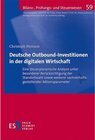 Buchcover Deutsche Outbound-Investitionen in der digitalen Wirtschaft