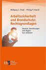 Buchcover Arbeitssicherheit und Brandschutz: Rechtsgrundlagen