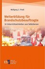 Buchcover Weiterbildung für Brandschutzbeauftragte