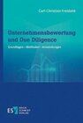 Buchcover Unternehmensbewertung und Due Diligence