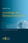 Buchcover Grundzüge des Klimaschutzrechts
