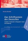 Buchcover Das Schriftsystem des Deutschen