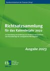 Buchcover Richtsatzsammlung für das Kalenderjahr 2022