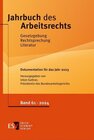 Buchcover Jahrbuch des Arbeitsrechts. Gesetzgebung - Rechtsprechung - Literatur.... / Jahrbuch des Arbeitsrechts