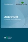 Buchcover Archivrecht